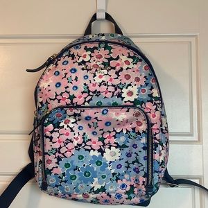 Kate Spade medium floral backpack / bookbag